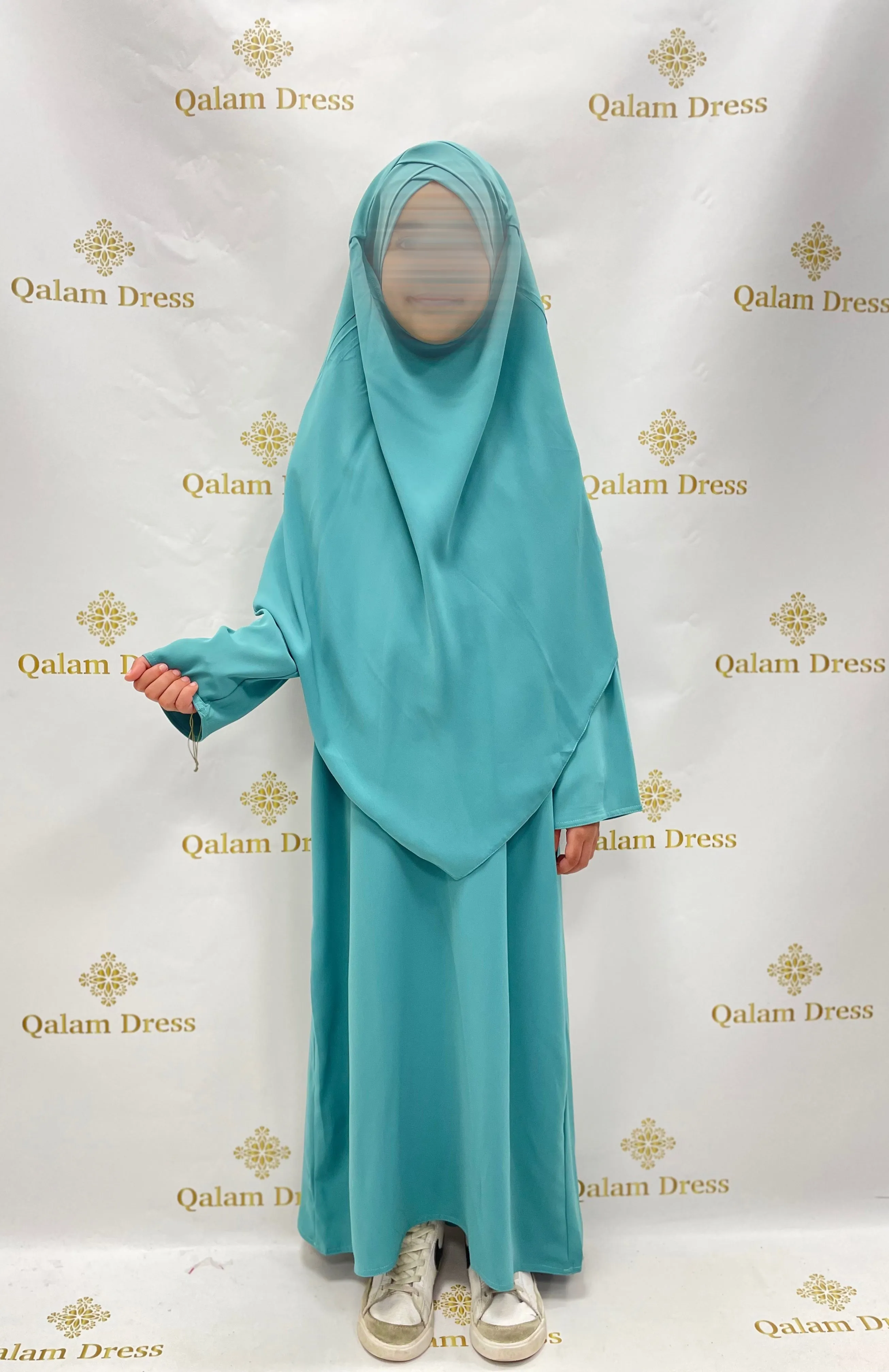 Abaya + Khimar à enfiler fille