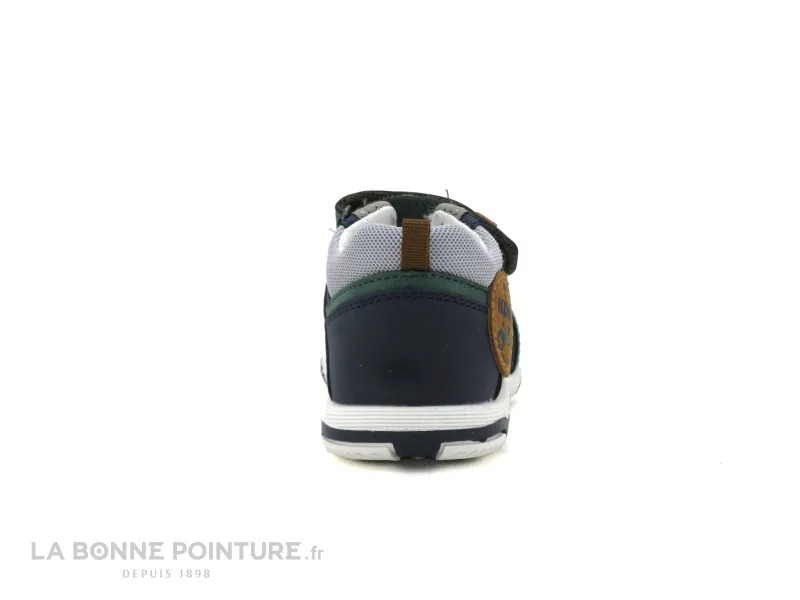 Achat chaussures Bopy Bébé Sandale, vente Kouki by Bopy IRWIN Marine - Sandale BEBE Garcon avec 2 scratches