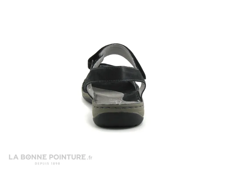 Achat chaussures GreenHill Femme Sandale et Nu-pieds, vente Green Hill  8868 10460 Sandale cuir noir - Femme