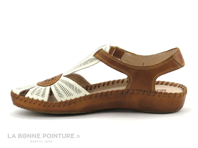Achat chaussures Pikolinos Femme Sandale et Nu-pieds, vente Pikolinos VALLARTA 655-0575 909 Nata - Sandale Femme