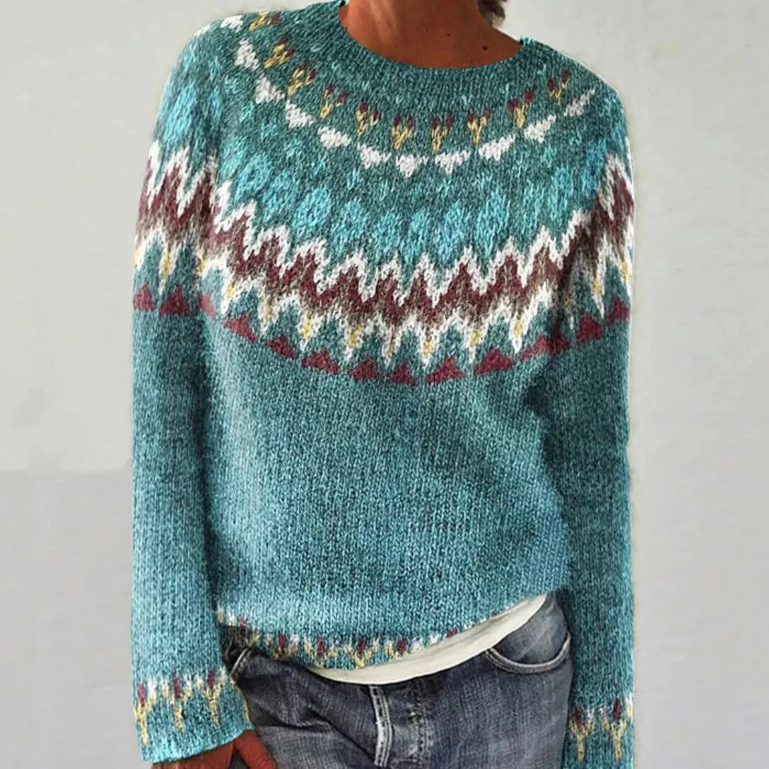 Alix | Femme Pull  Col Rond | L'hiver