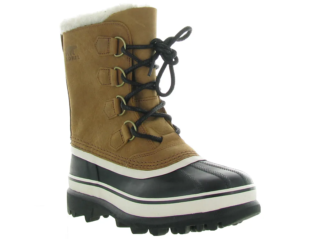 apres ski bottes fourrees - Bottine chaude - femme - Cuir - Jaune - Sorel
