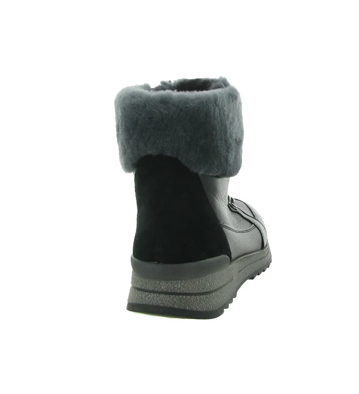 apres ski bottes fourrees - Bottine chaude - femme - Nubuck - Vert - Ara