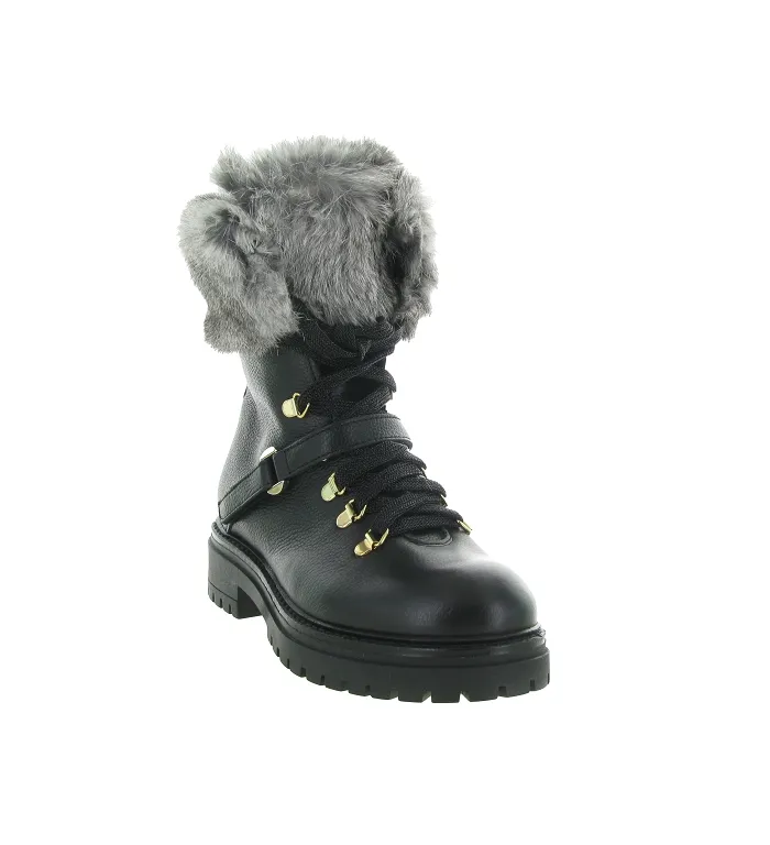 apres ski bottes fourrees - Bottine chaude - femme - Nubuck - Vert - Armando