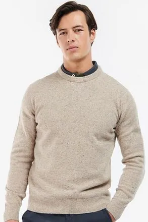 Barbour Pullover Laine d'Agneau Beige MKN0844-ST51 commander