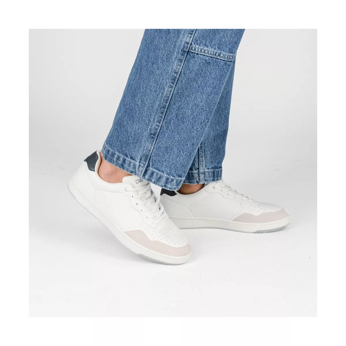 Baskets BLANC DENIM SIDE