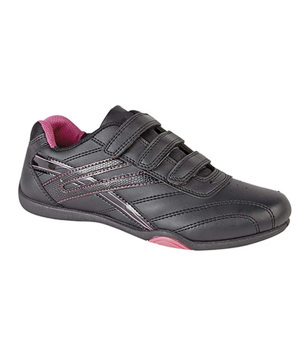 Baskets raven femmes noir/fuchsia Dek