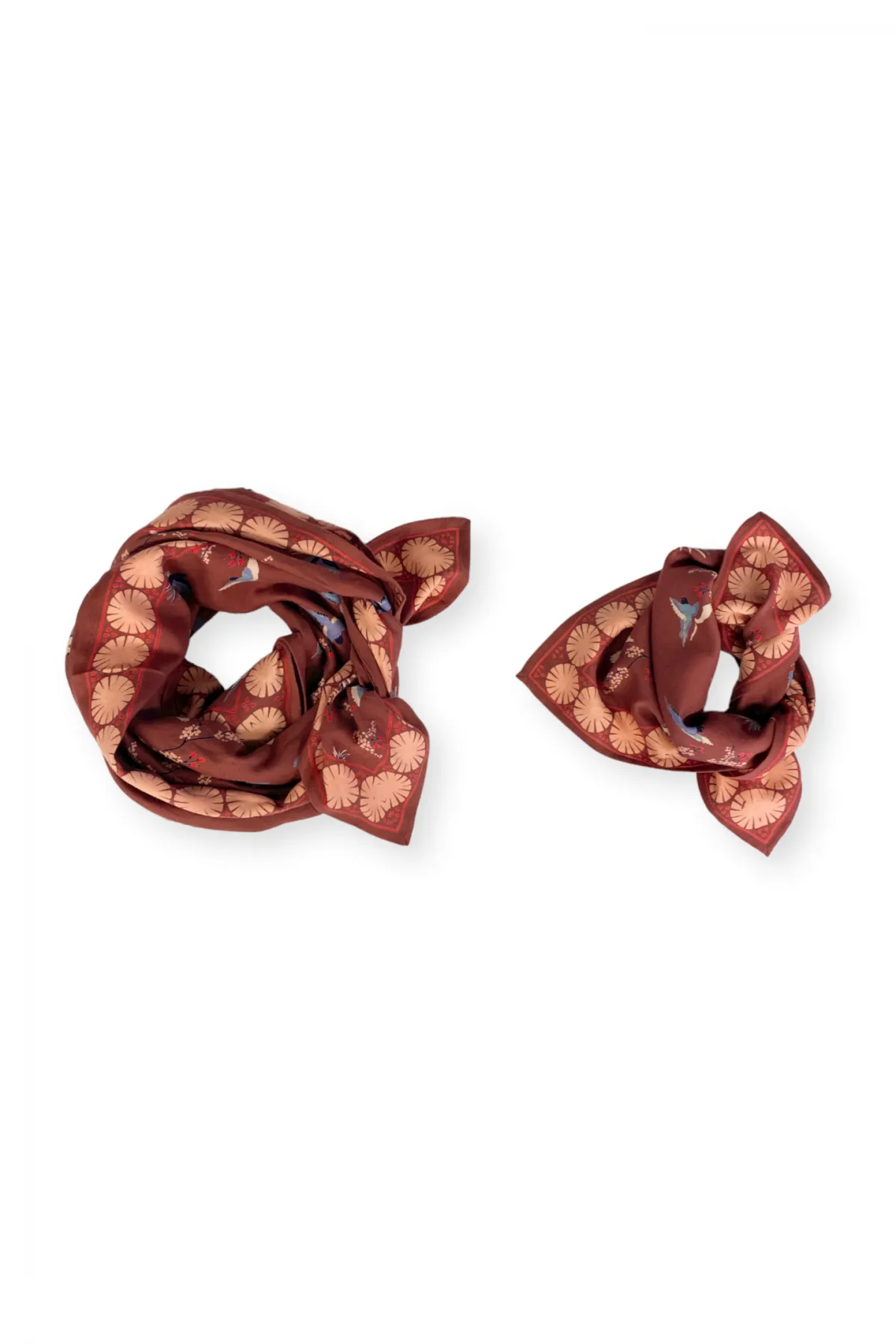 Big Foulard Latika "Cerisier"
