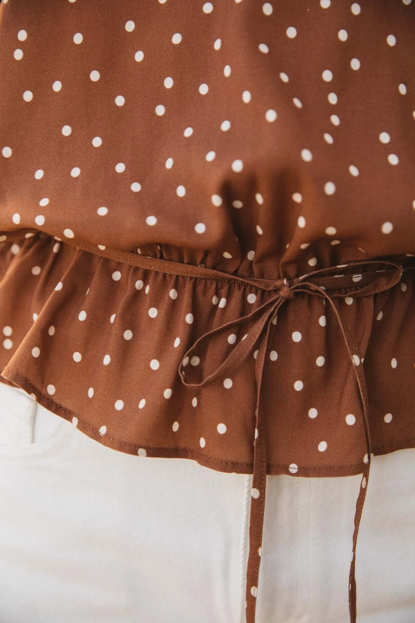 Blouse Navire imprimé pois