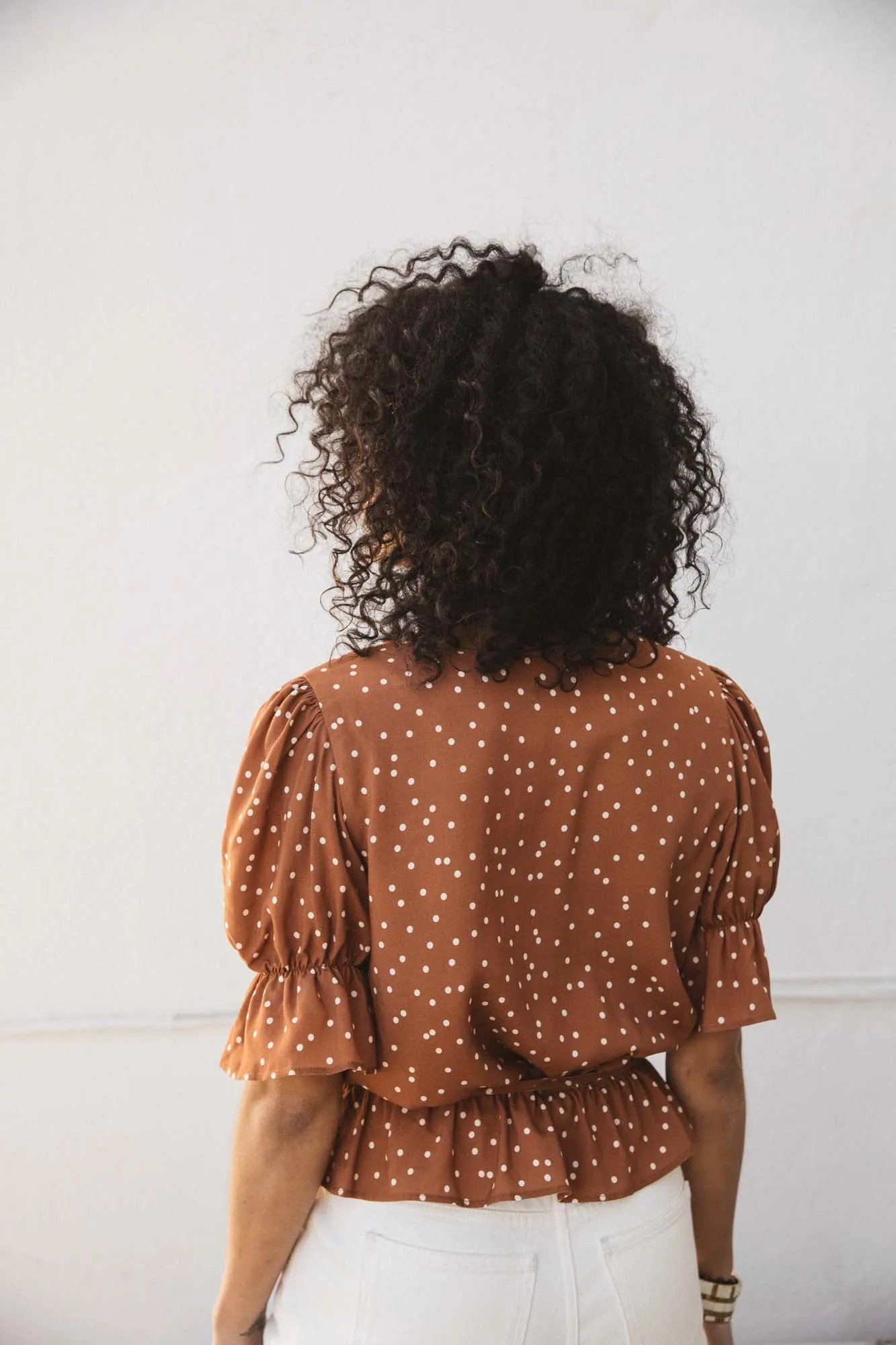 Blouse Navire imprimé pois