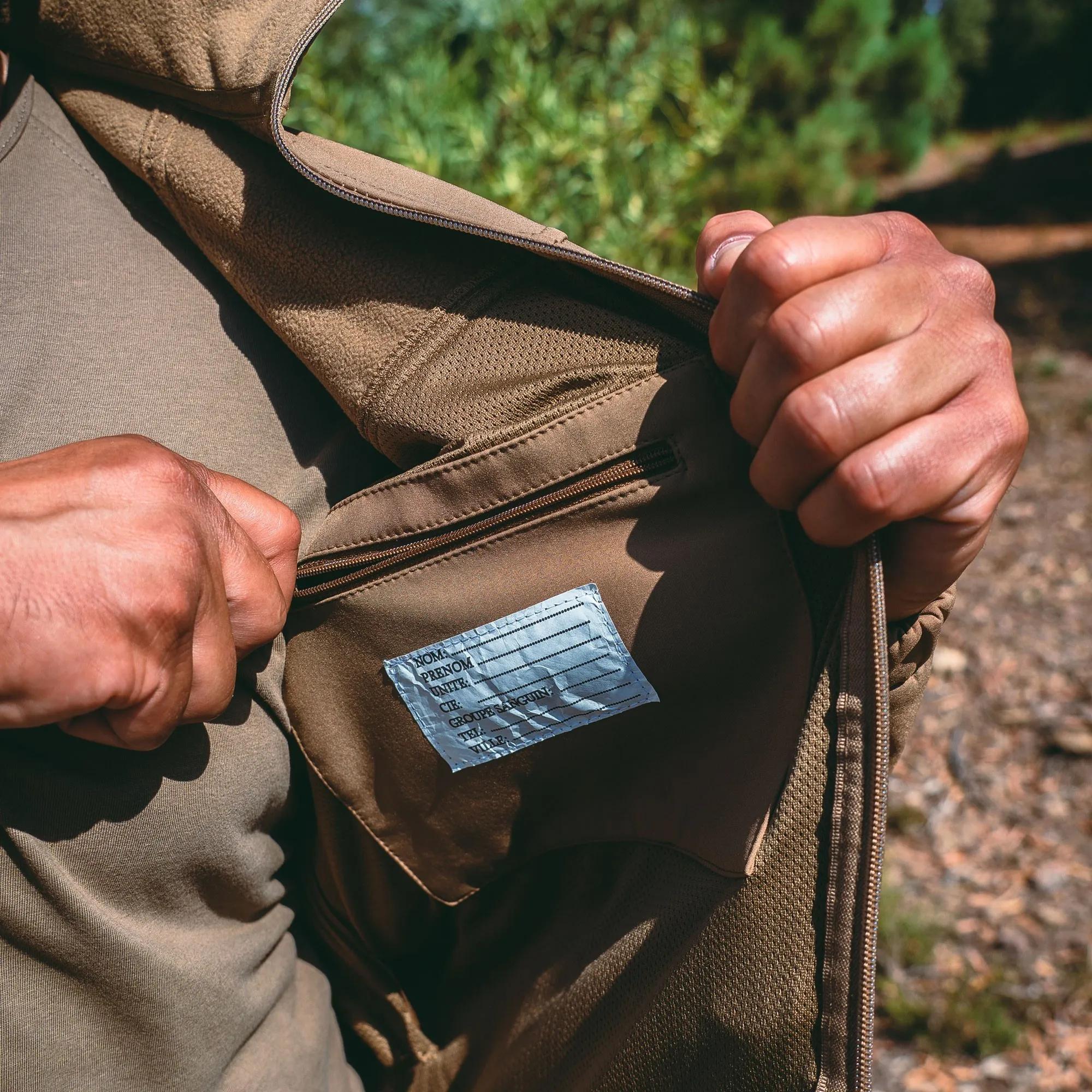 BLOUSON COYOTE SOFTSHELL 3 COUCHES DINTEX