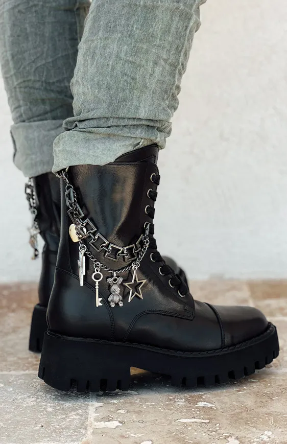 Bottines CHICAGO noires Meline Chaussures Bohèmes 