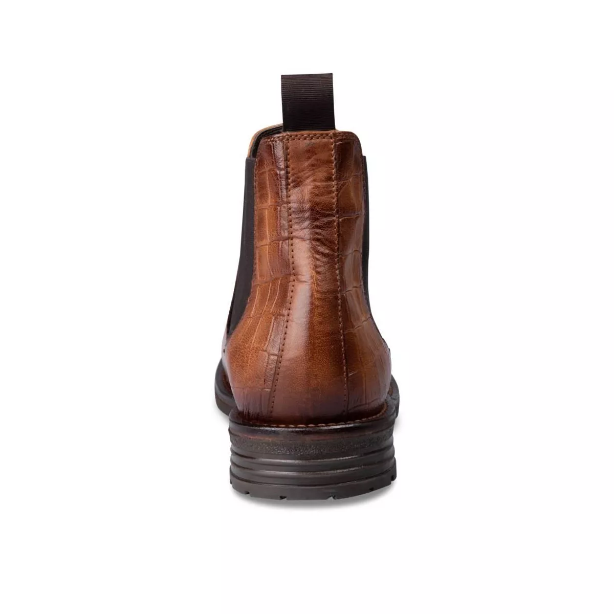 Bottines COGNAC DENIM SIDE CUIR
