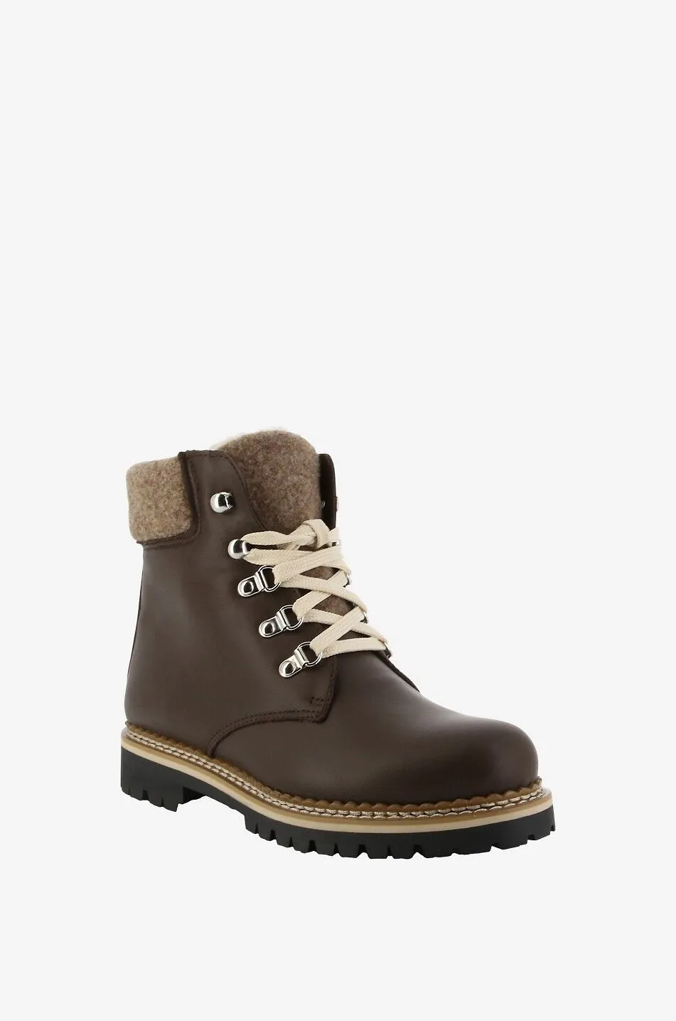 Bottines à lacets bi-matière chaudes Art. 951