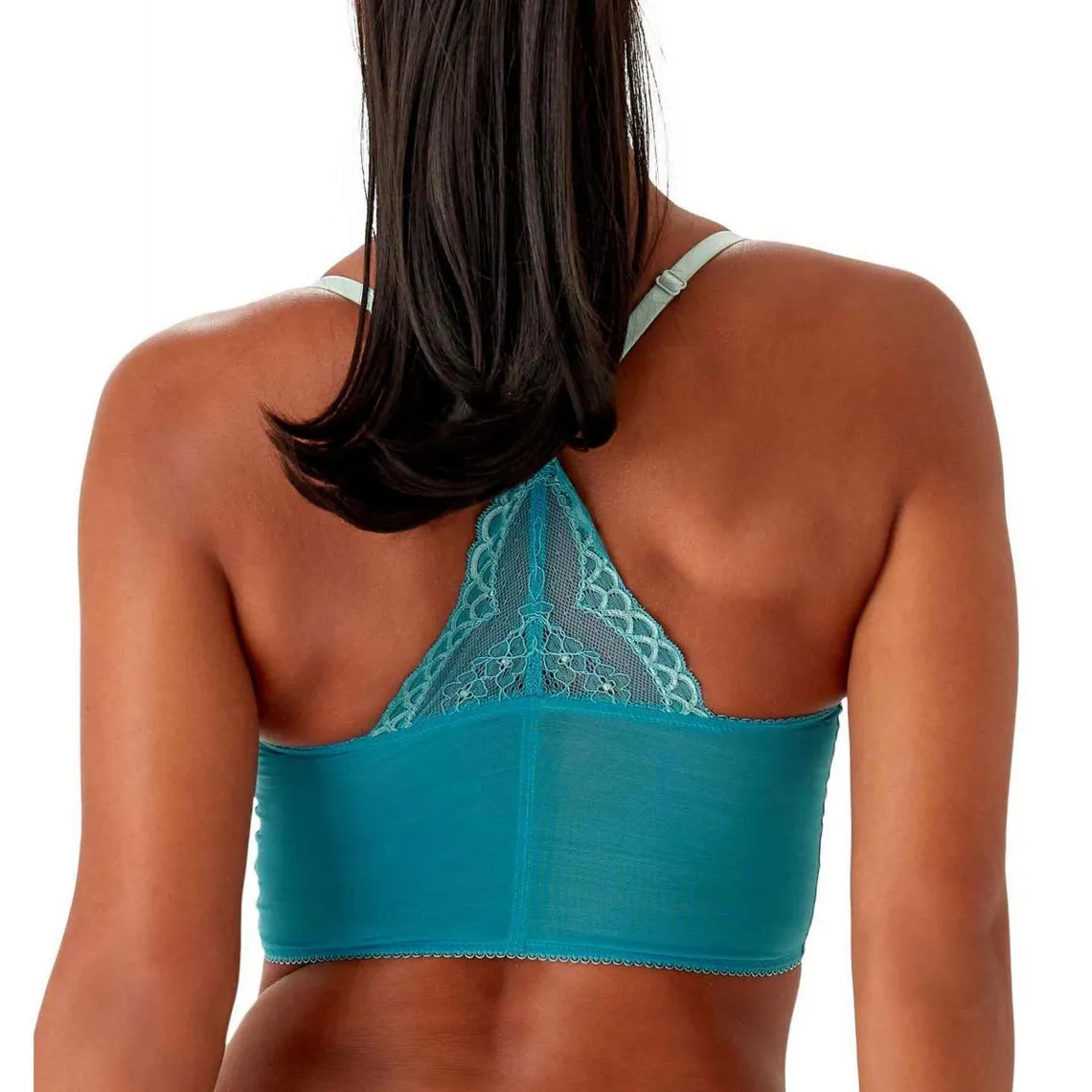 Bralette plongeante armatures - Bleue - Gossard  | 3 Suisses