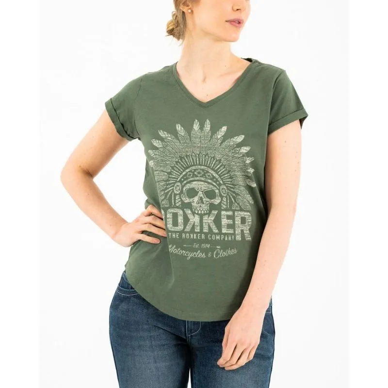 Camiseta Indian Bonnet Mujer - Rokker