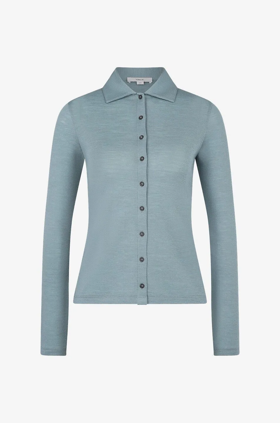 Cardigan boutonné à col polo