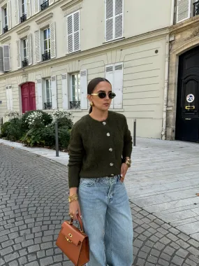 Cardigan JOLY vert (V14)