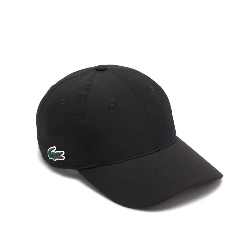 CASQUETTE LACOSTE LÉGÈRE UNIE NOIRE