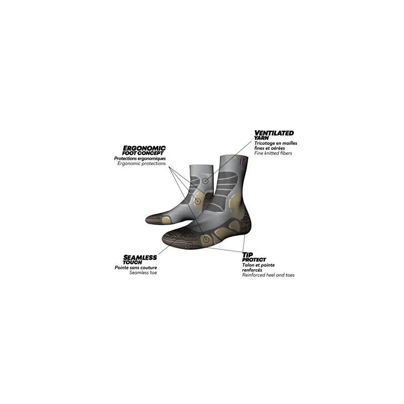 Chaussettes de randonnée Mid Extra Light de Monnet - Achat chaussettes
