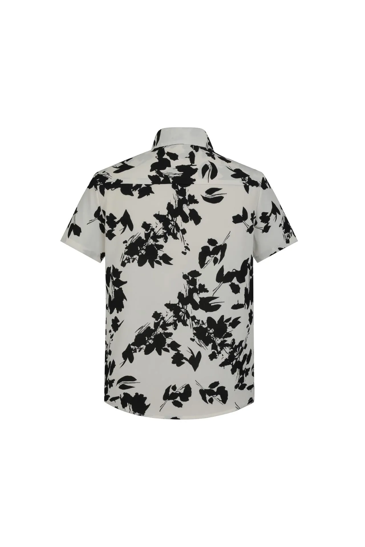 Chemise manches courtes à imprimé fleuri