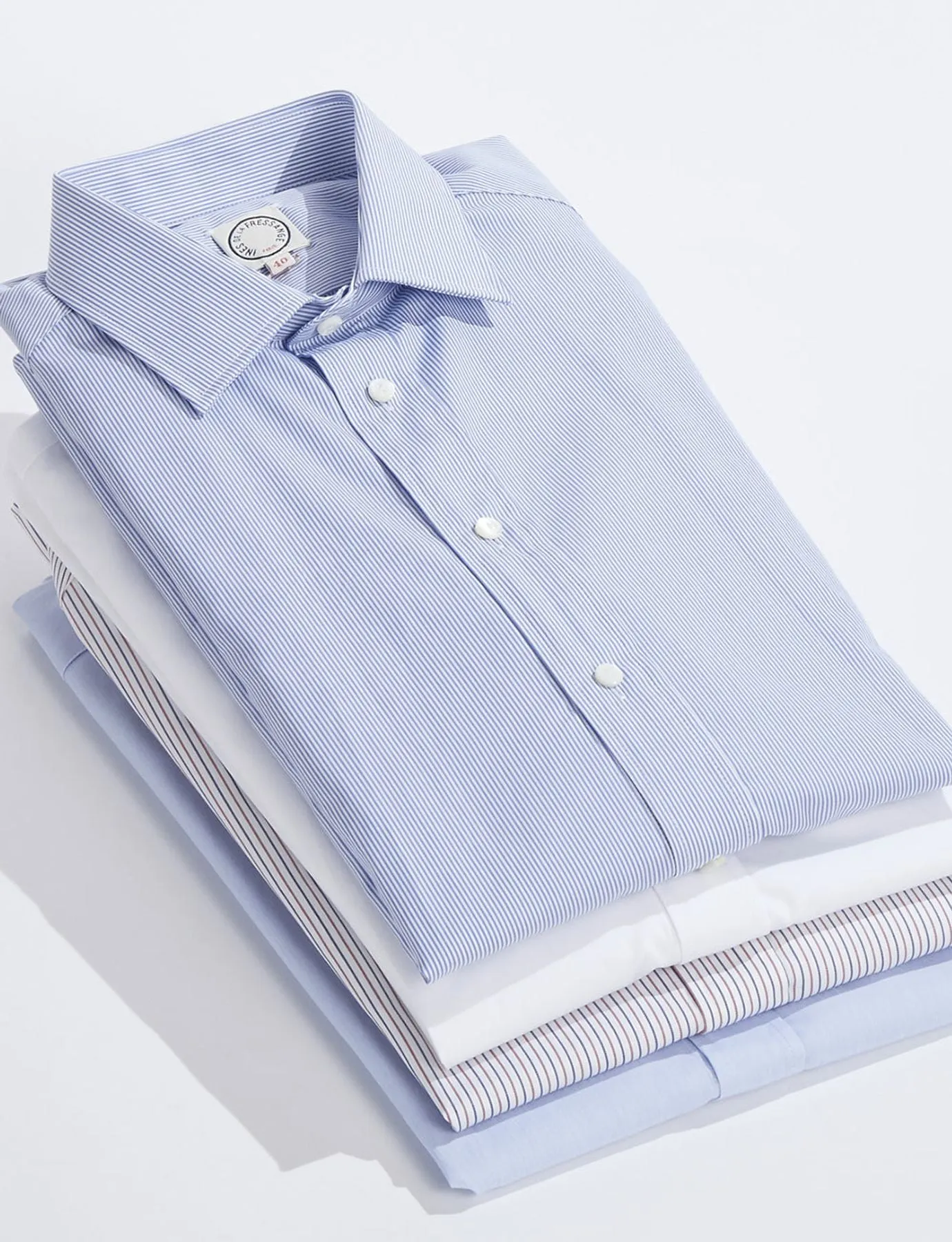 Chemise pour homme Julien rayée bleue