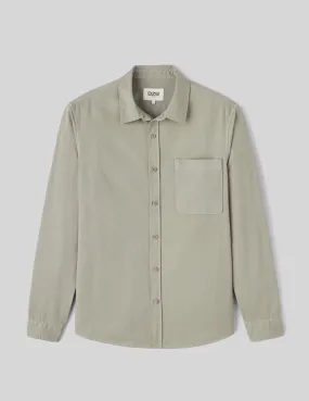 Chemise unie en twill