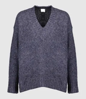 CT PLAGE Partager  Pull Col V Navy  