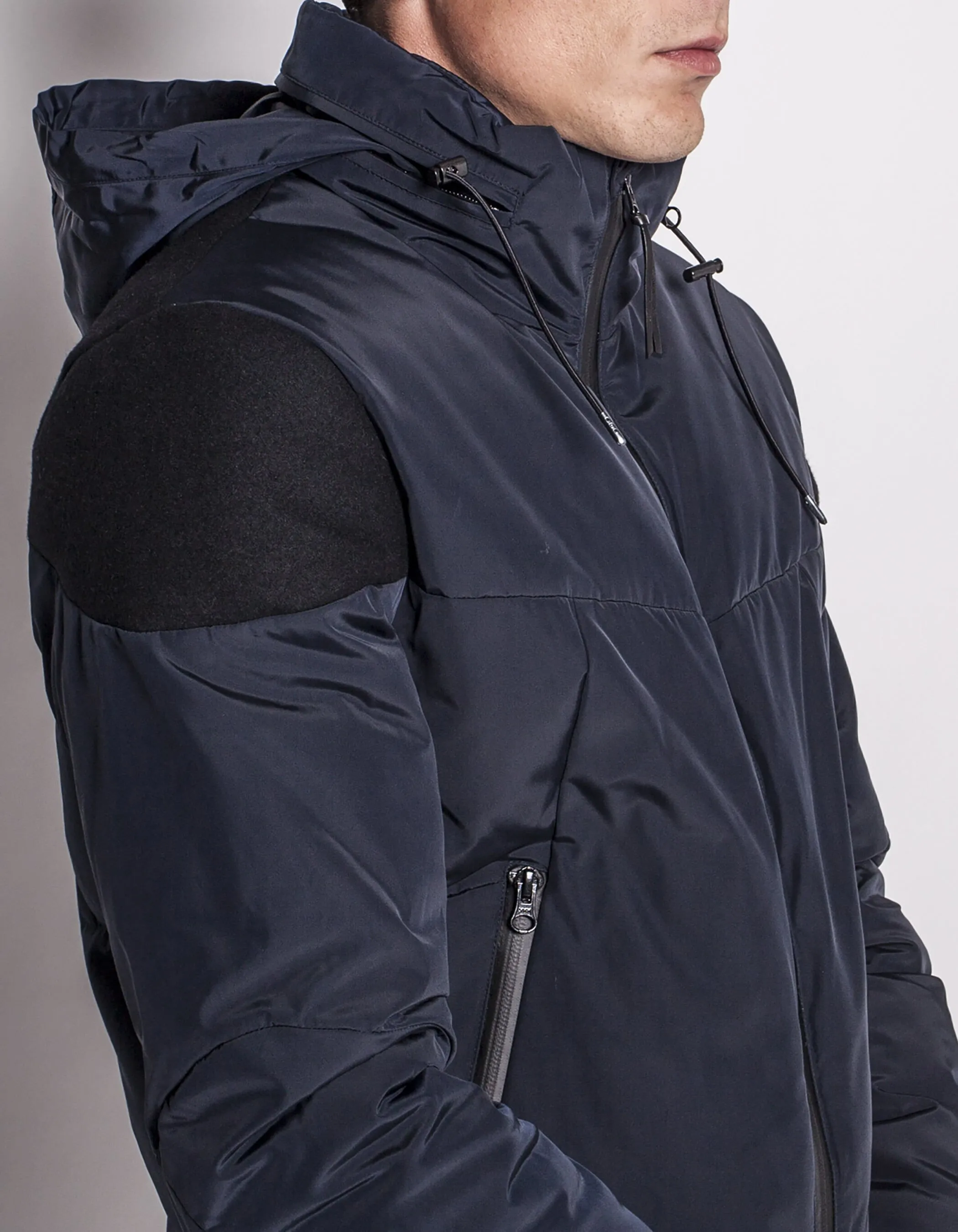 Doudoune bleue homme