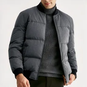 Doudoune grise fine et chaude pour homme • 