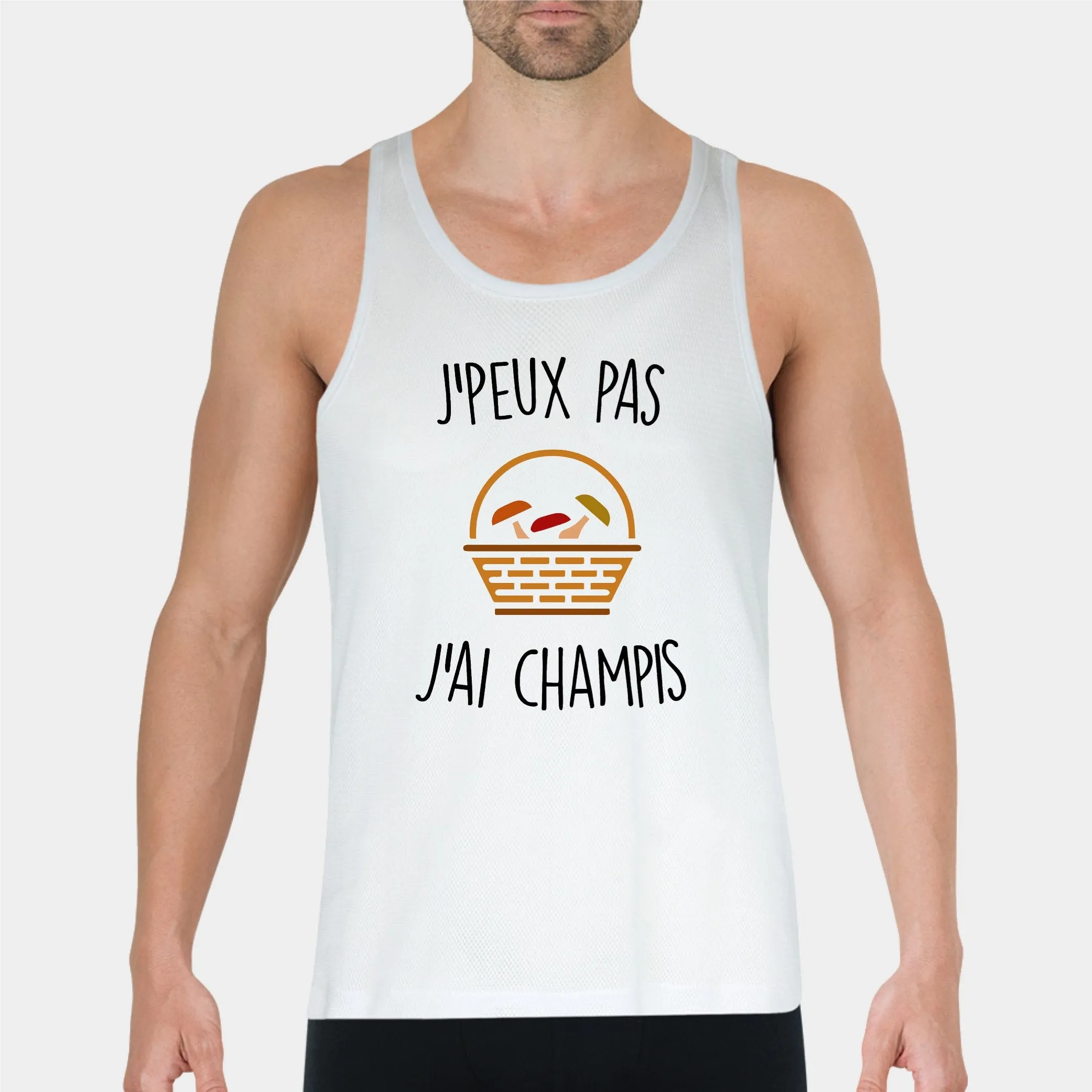 Débardeur Homme J'peux pas j'ai champignons