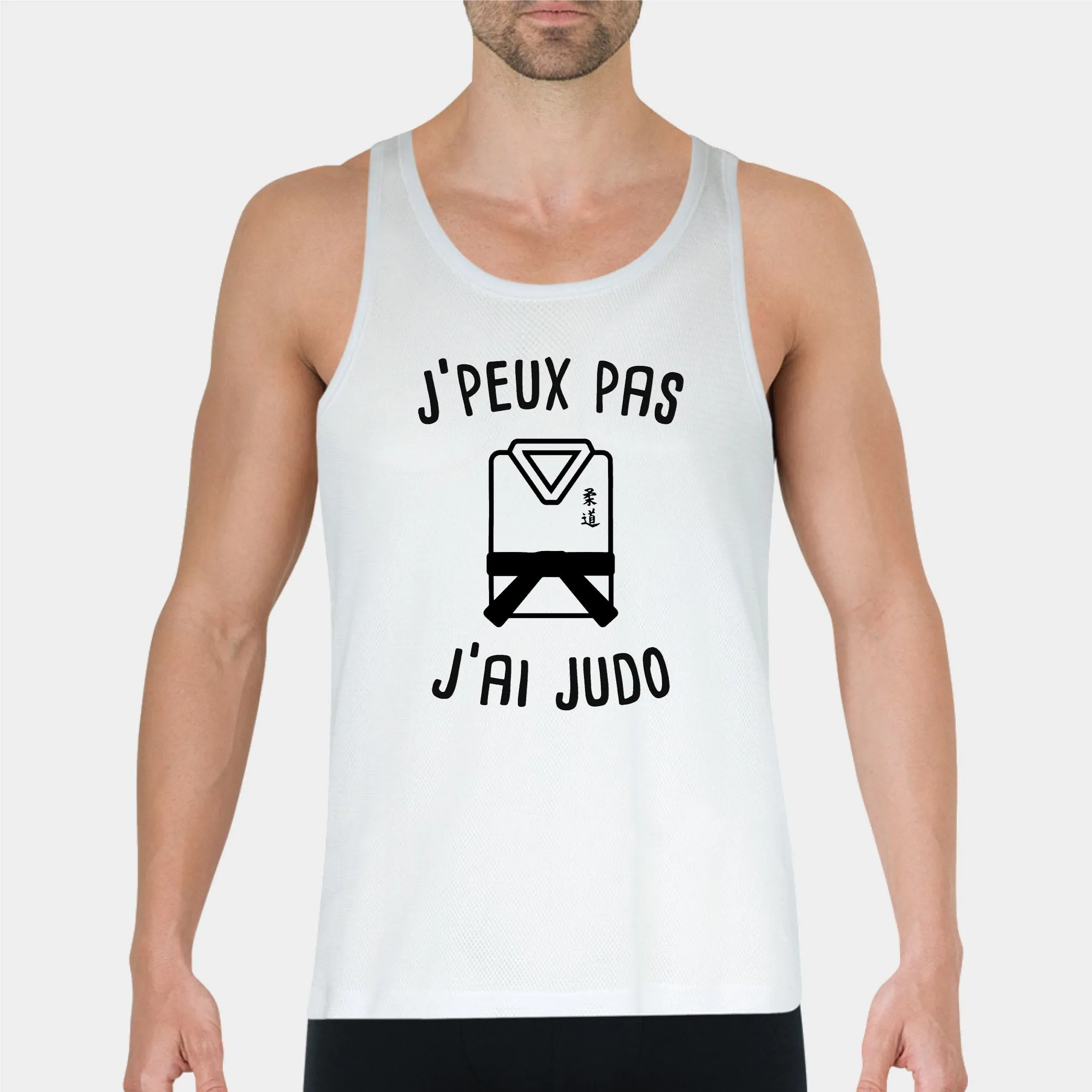 Débardeur Homme J'peux pas j'ai judo