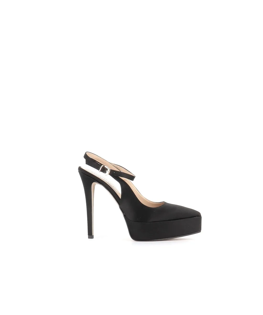 ESCARPIN CANDICE SATIN NOIR