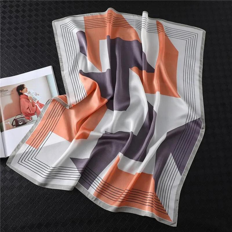 Foulard pour cheveux 70 rose - Rénate