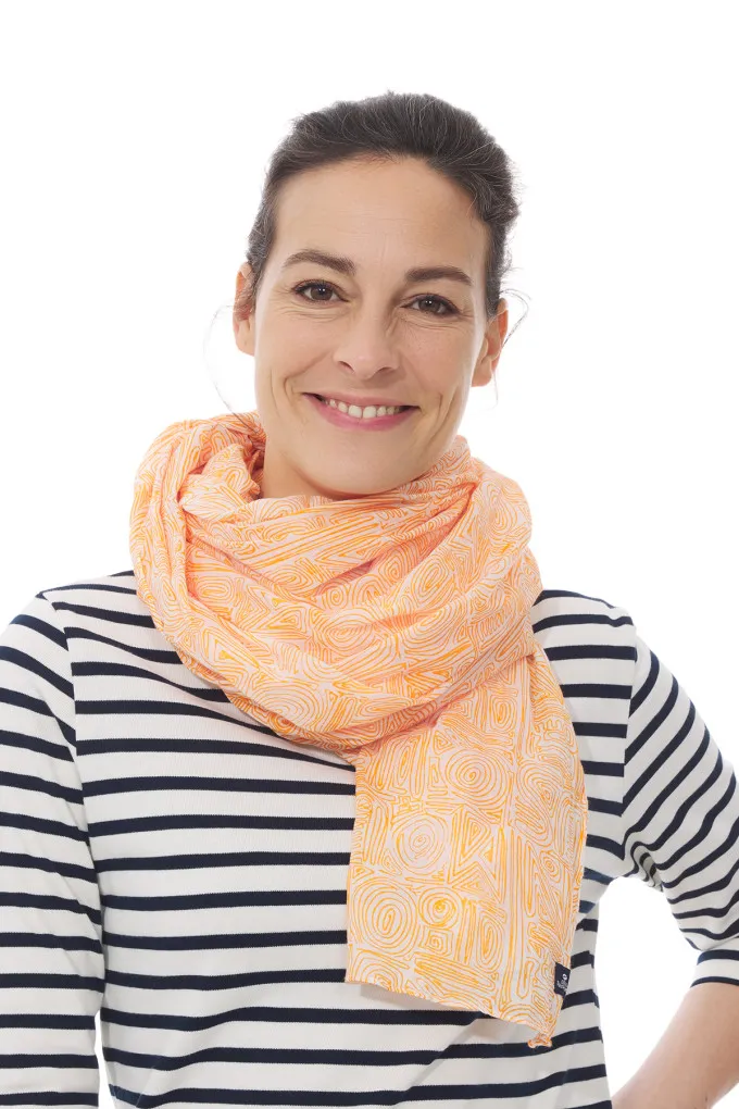 Foulard tie & dye imprimé | Mousqueton