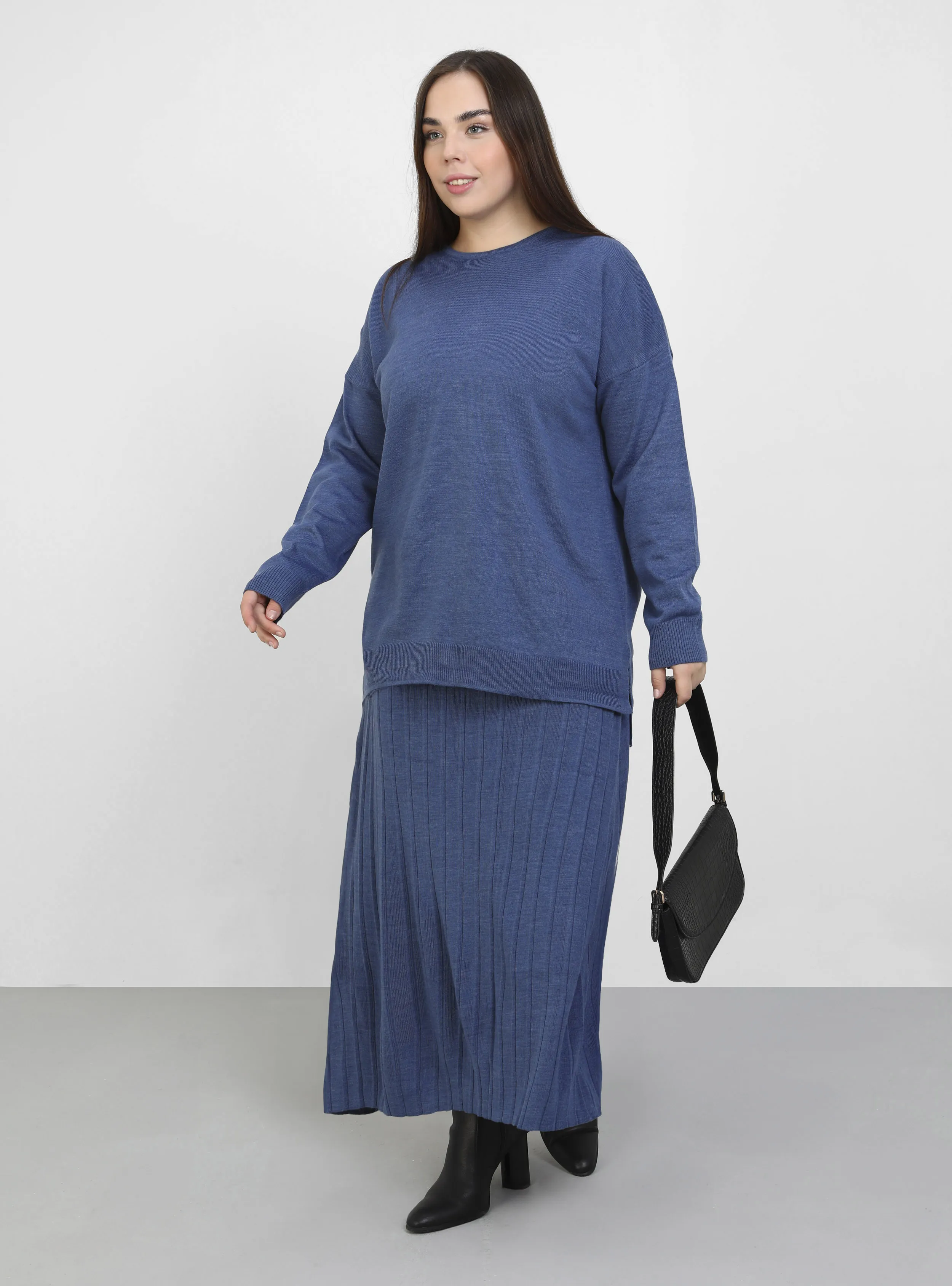 Indigo - Plus Size Knit Co-ords