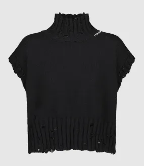 MARNI Partager  Pull Noir Sans Manches  