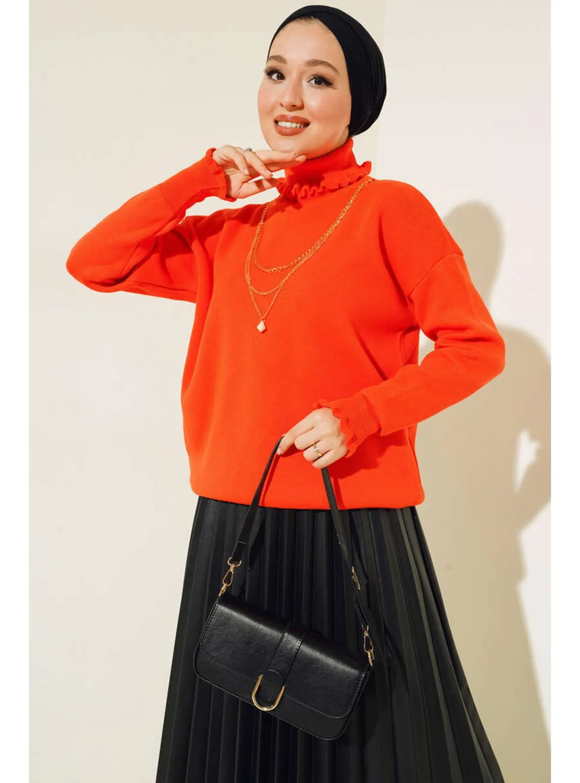 Orange - Knit Sweaters