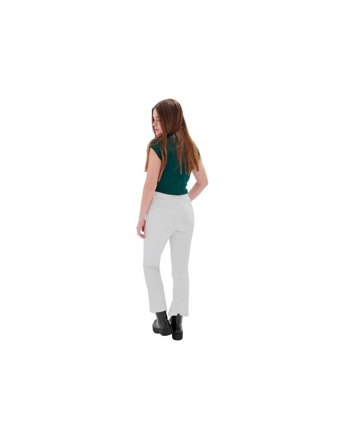 Pantalon 24Colours Femmes blanc