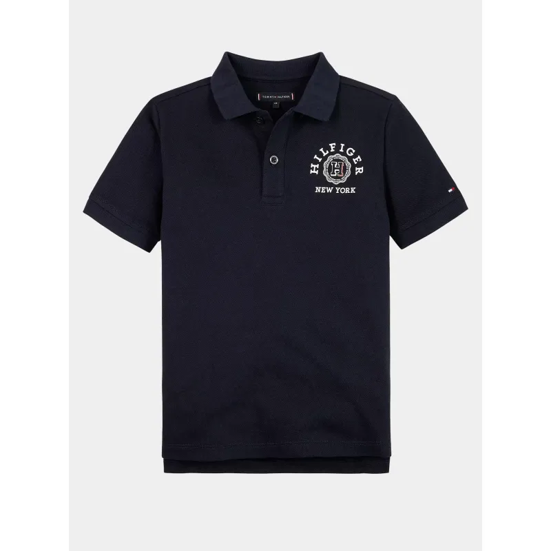 Polo monotype regular bleu marine enfant - Tommy Hilfiger | wimod