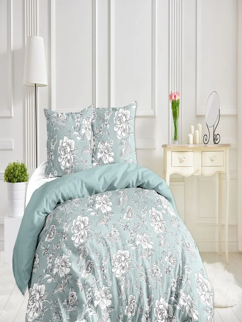 POMPADOUR CIEL HC 240x220 AO + 2 TAIES AO/S - Bleu ciel