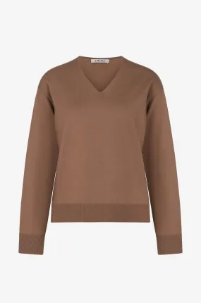 Pull col V en laine vierge Alghero