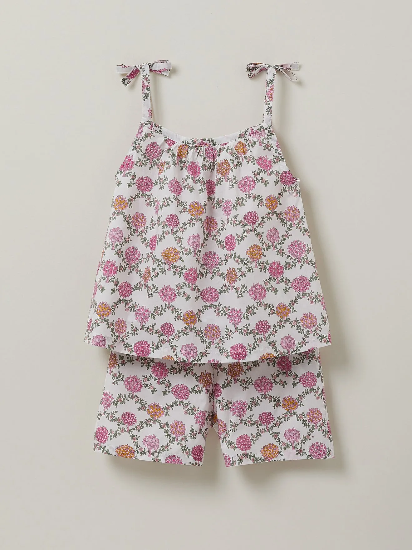Pyjashort en tissu Liberty Fille