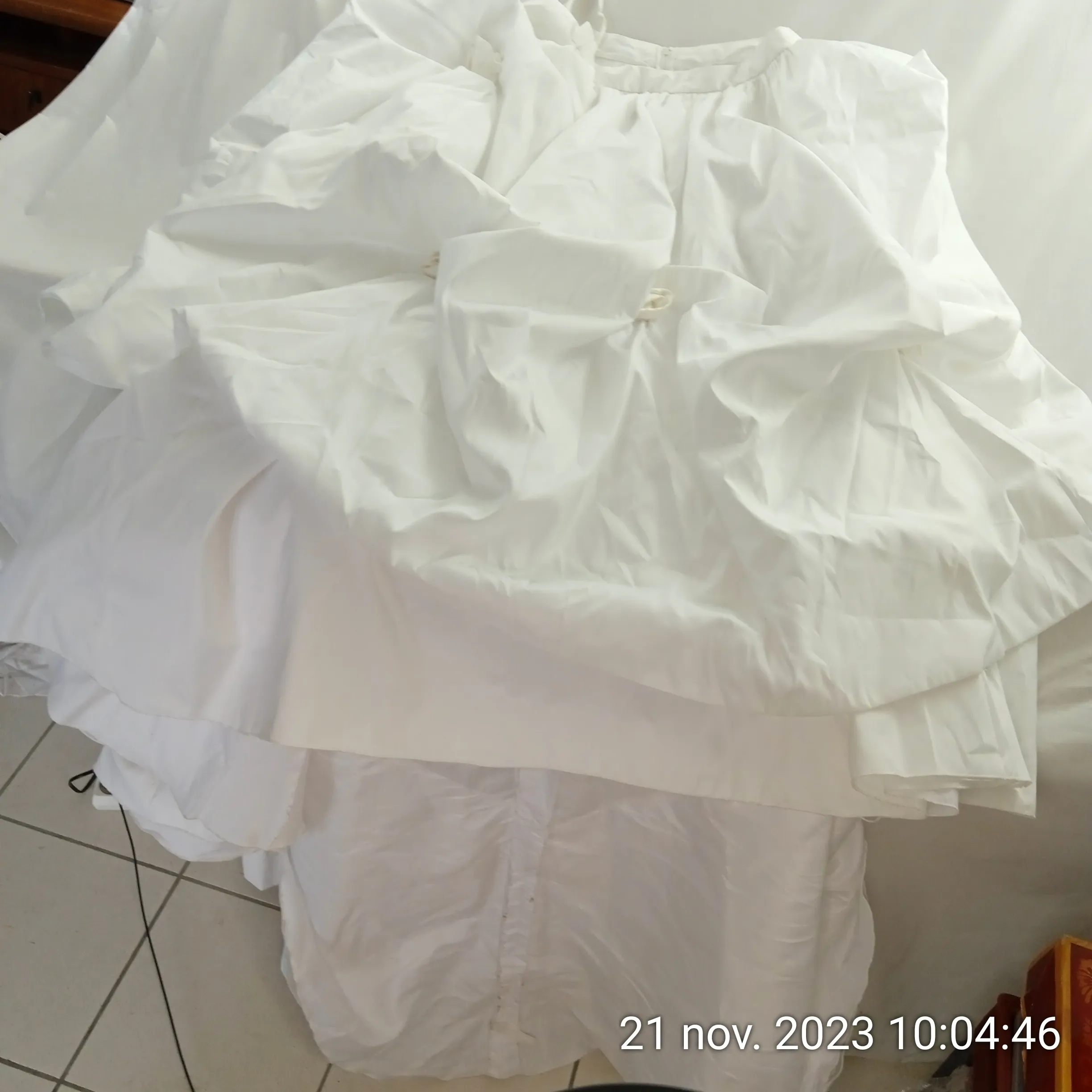 Robe de mariée vintage Créations Matrimonia Paris - FR46 D42