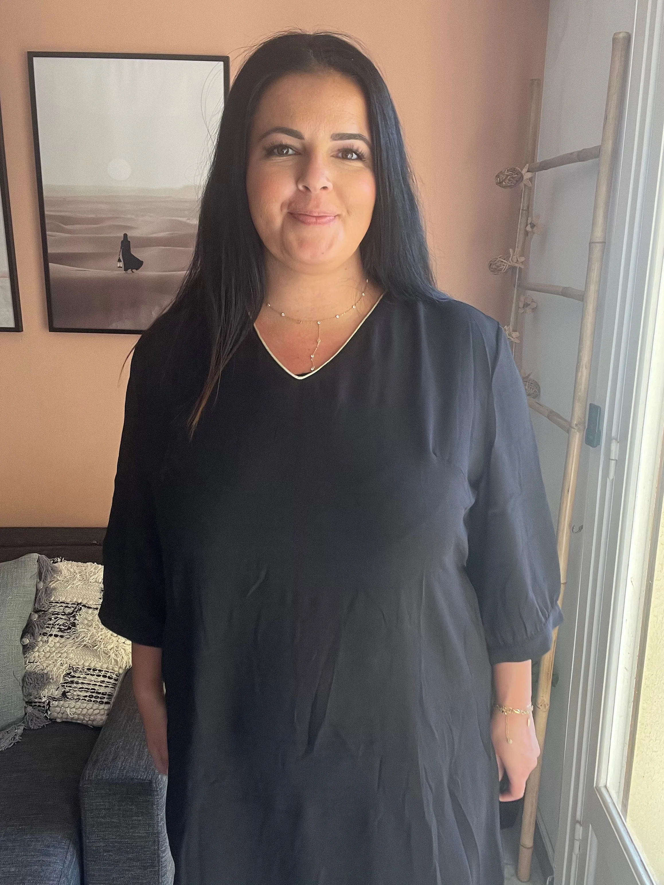 Robe tunique noire