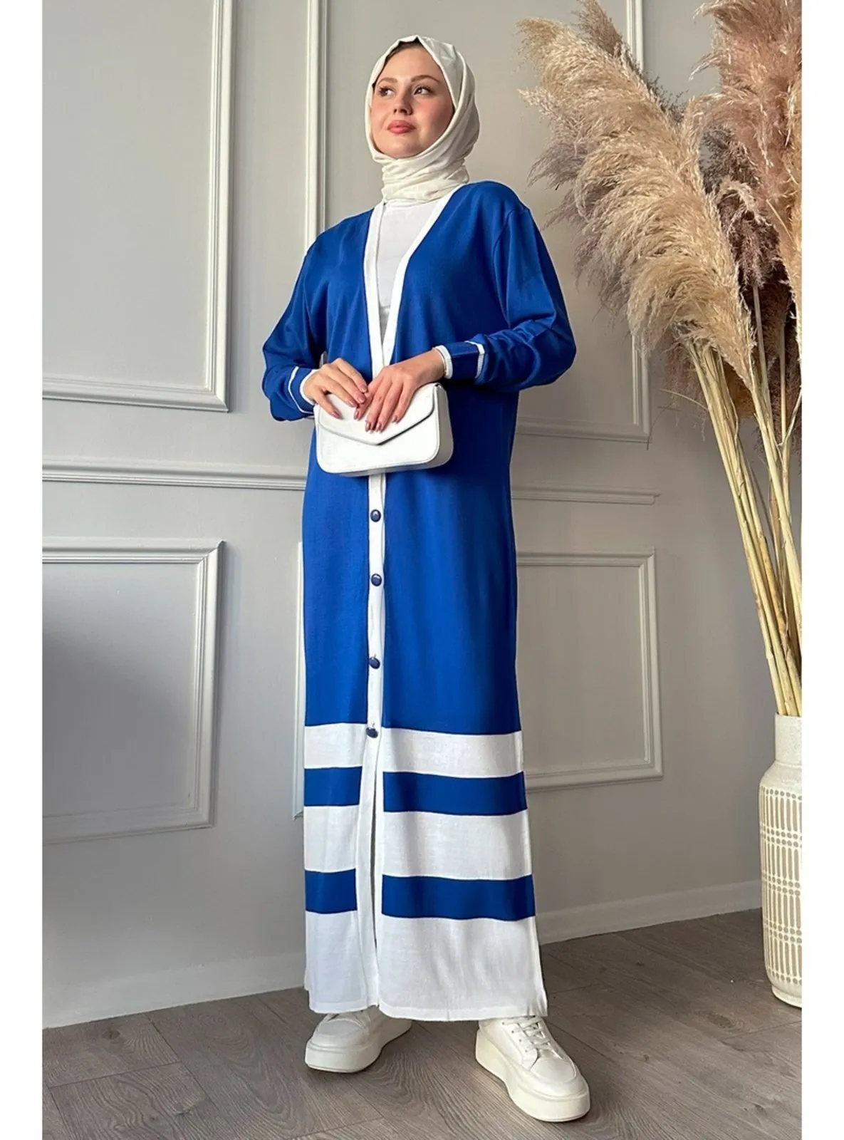 Saxe Blue - Knit Cardigan