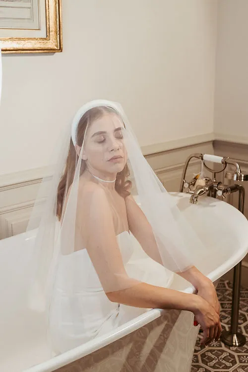 Serre-tête de mariée Diana