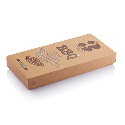Set de 3 pièces personnalisés pour babecue en bambou - 3BBQ