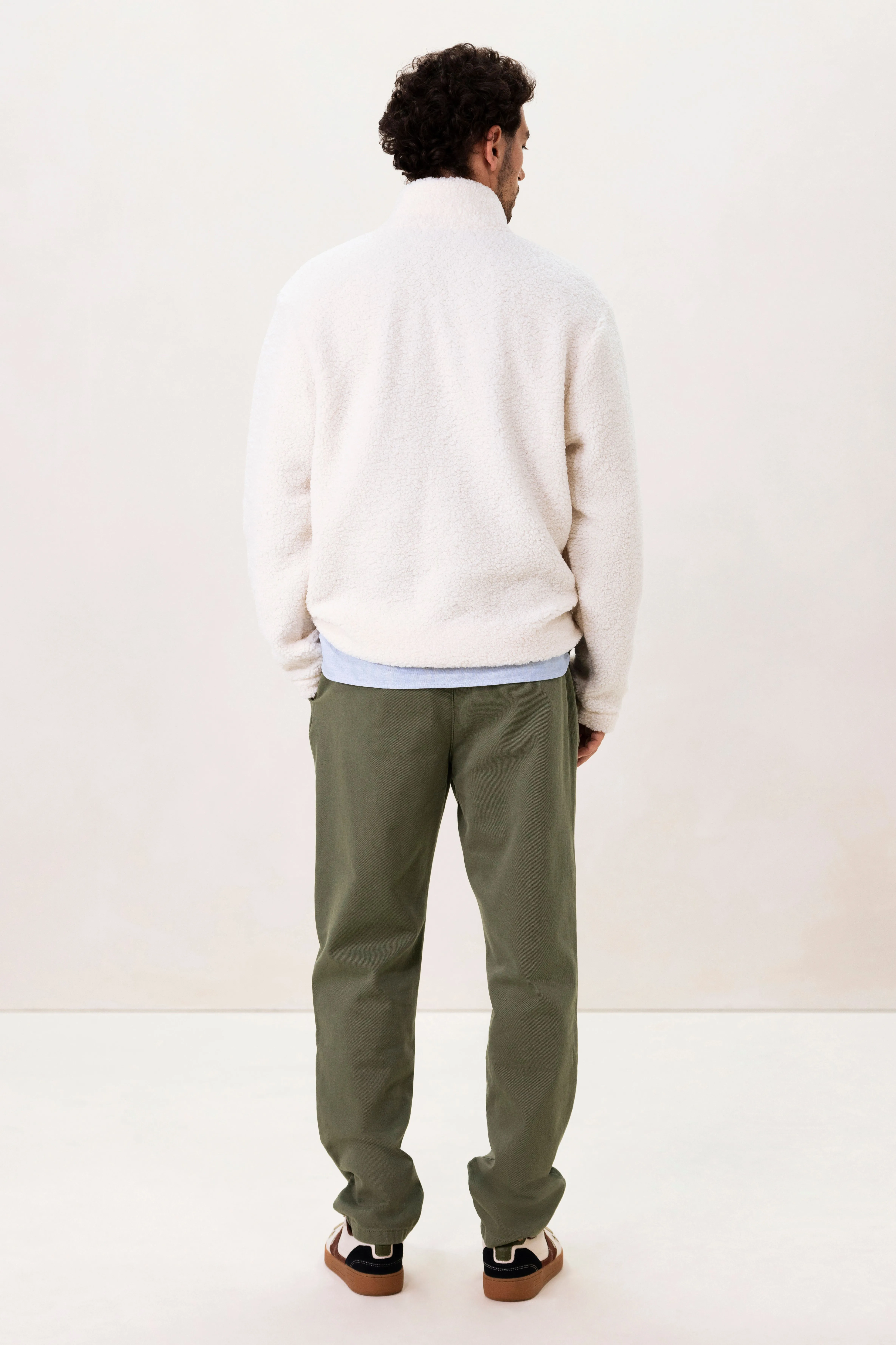 Sweat duveteux - blanc