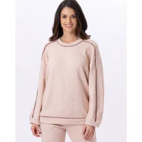 Sweat en maille tricot ALPAGA 830 Beige
